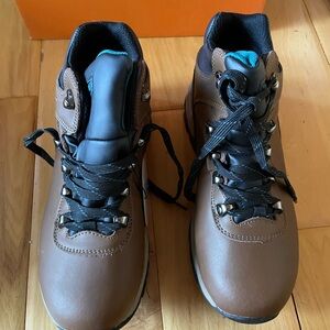 Northside Chocolate Lace-Up Ankle Booties